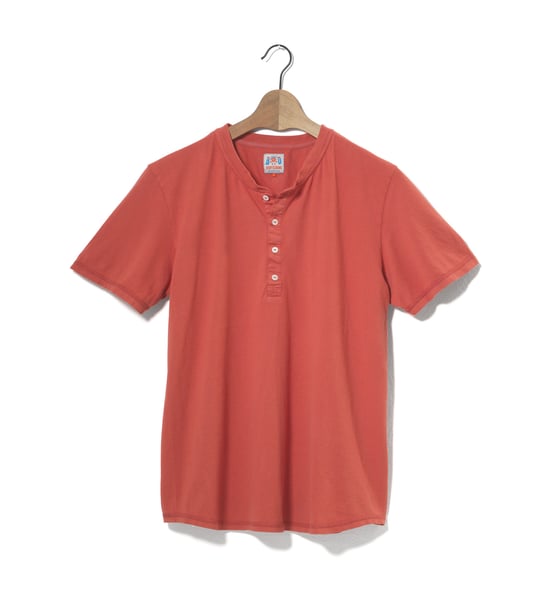 Image of Henley 1/4 Red