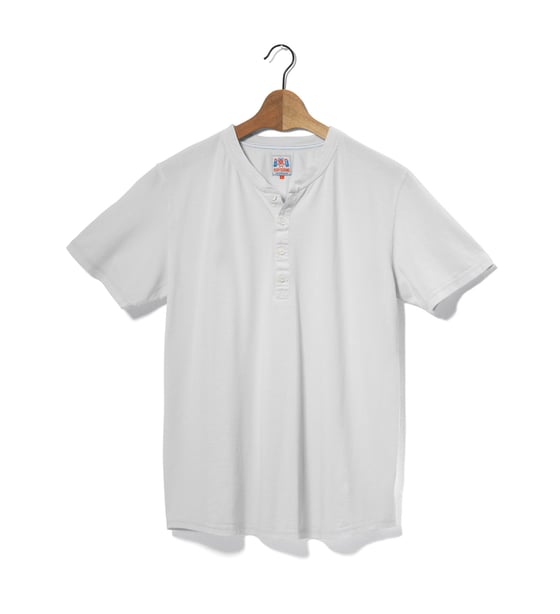 Image of Henley 1/4 Off White