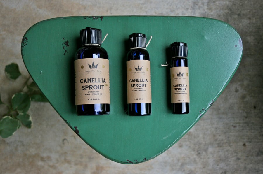 Image of Camellia Sprout Stimulating Scalp + Strand Oil