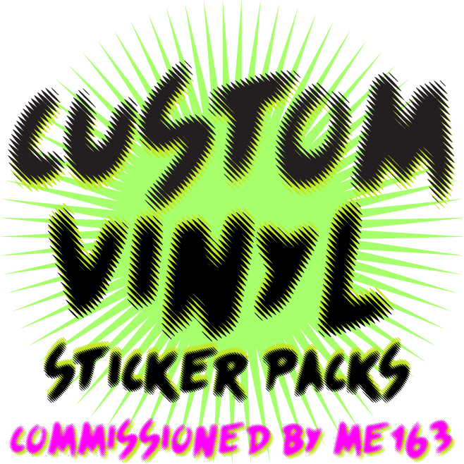 Image of CUSTOM COMMISSION x VINYL STICKERS