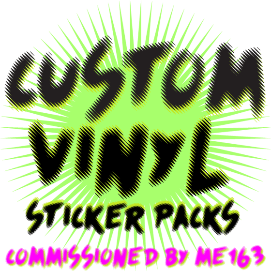 Image of CUSTOM COMMISSION x VINYL STICKERS