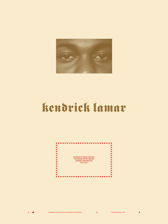 Image of Kendrick Lamar Poster