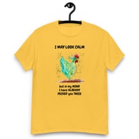 Image 7 of Unisex classic tee, Chicken Pecked Shirt | Funny Chicken Humor Graphic Tee