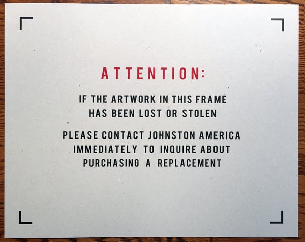 Image of Attention - Screen Printed Art Print 