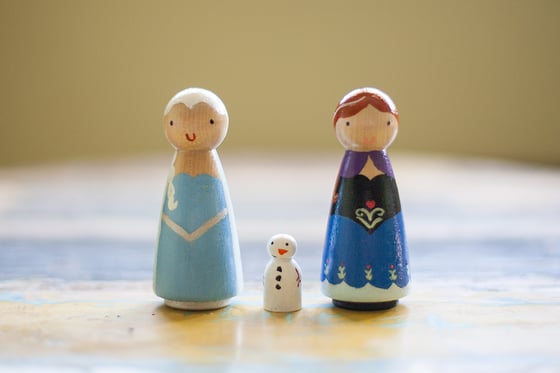 Image of Disney Frozen Peg Dolls