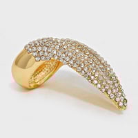 Image 2 of CRYSTAL ANGEL WING RING