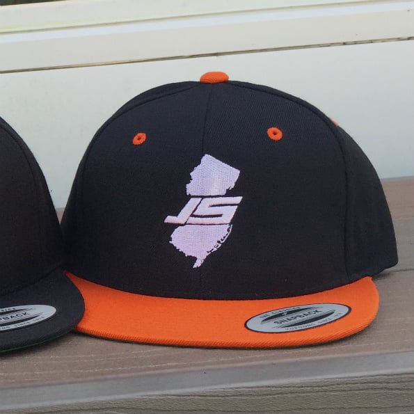 Image of JerseyStangs Snapback Cap (Orange/Black)