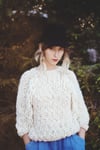 Kingston sweater in merino wool (w/ optional fringe detail)