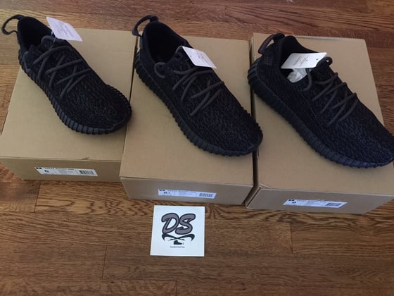 Image of Adidas Yeezy 350 Boost AQ2659 Pirate Black Size 8.5 & Size 9