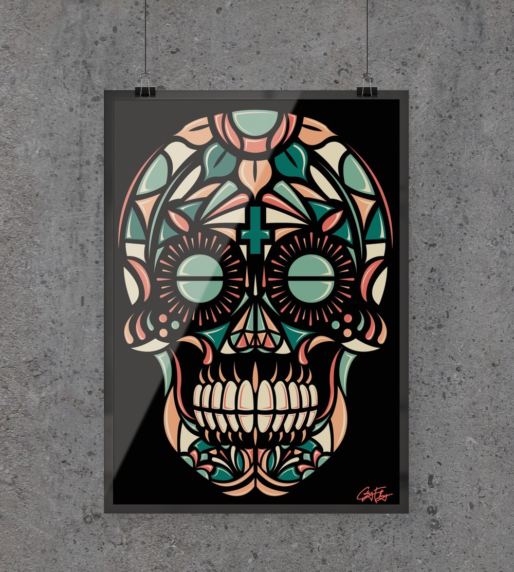 Image of Sugar Skull Poster Print