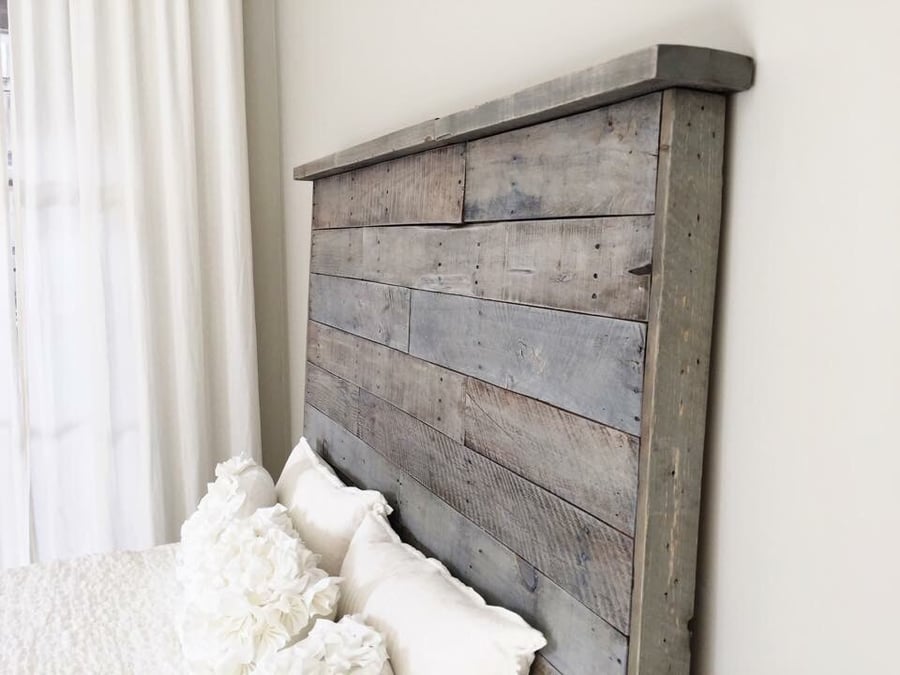 Image of Wide Plank Headboard   |   DEPOSIT