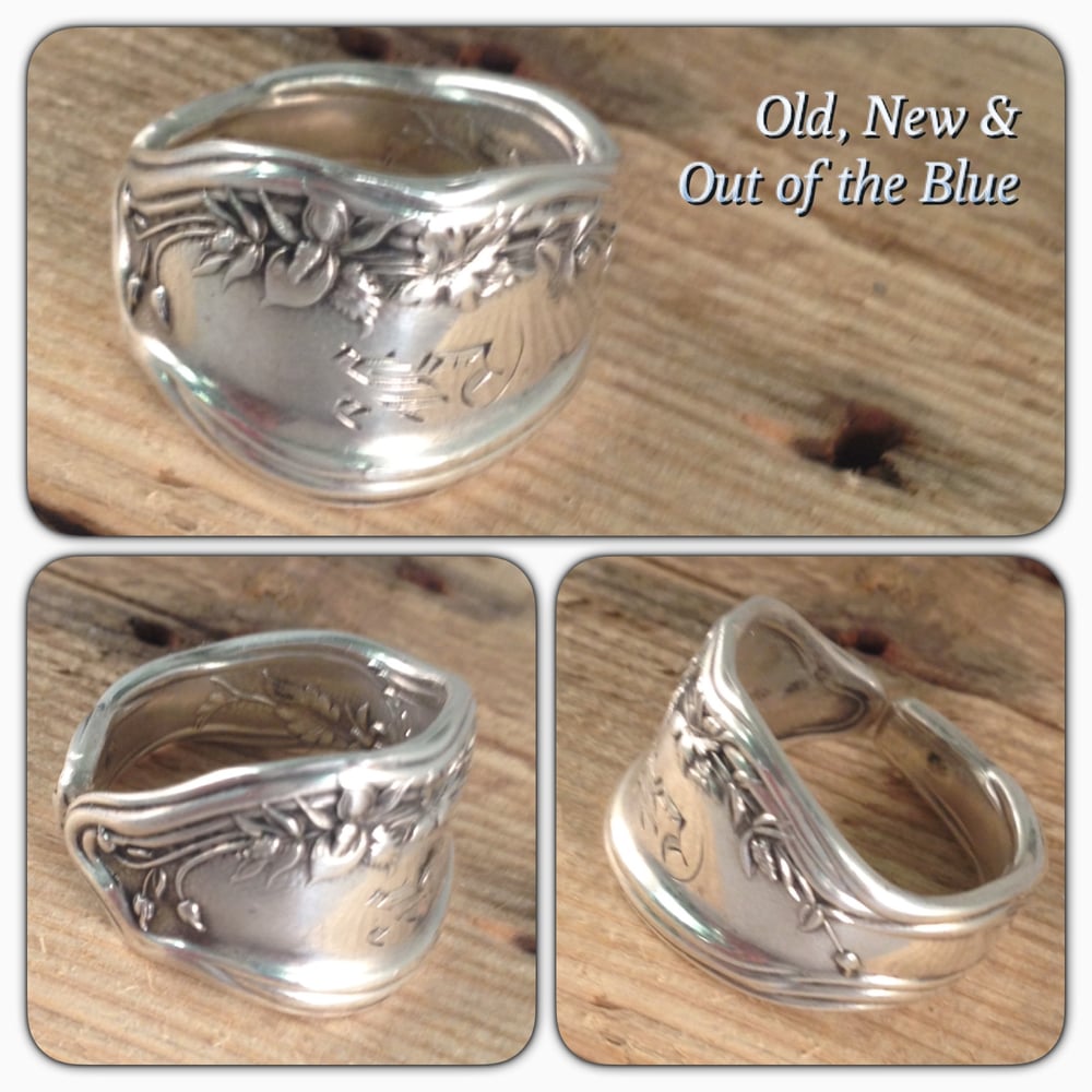 Image of Antique Sterling Silver Fork Ring