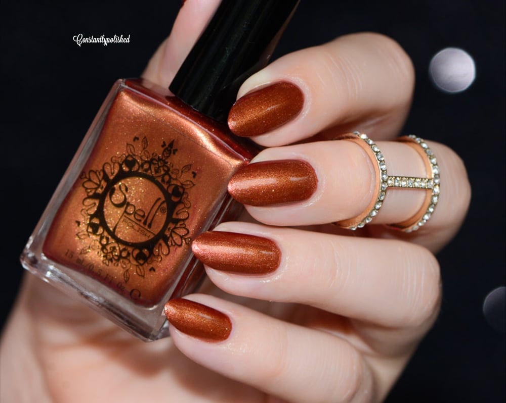 Image of ~Wanker~ red/gold duochrome Spell nail polish "Revenge of the Duds"!