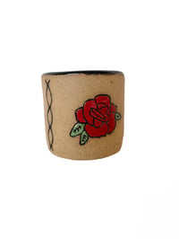 Barbed Wire Rose Tumbler