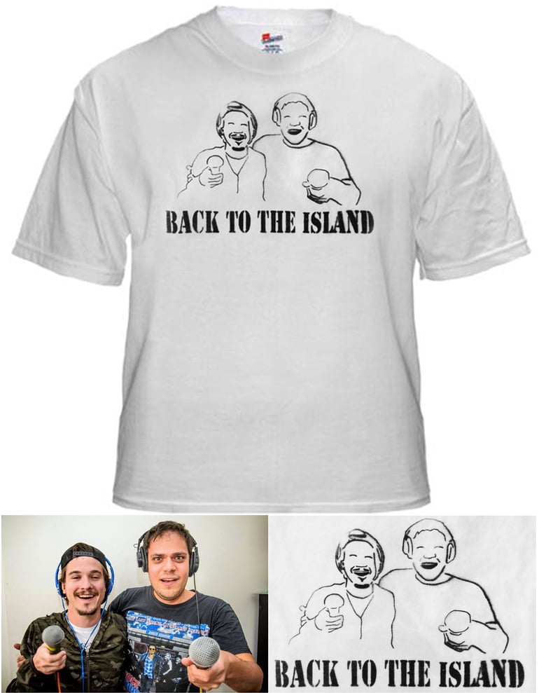 Image of Back to the Island DIY Style Punk Rock T-shirt