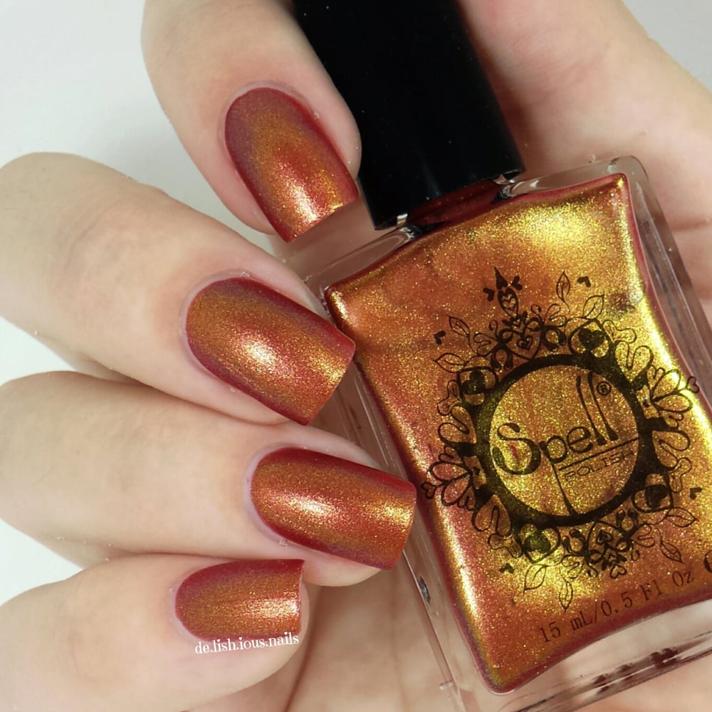 Wanker Red Gold Duochrome Spell Nail Polish Revenge Of The Duds Spell Polish Wanker Red Gold Duochrome Spell Nail Polish Revenge Of The Duds Spell Polish
