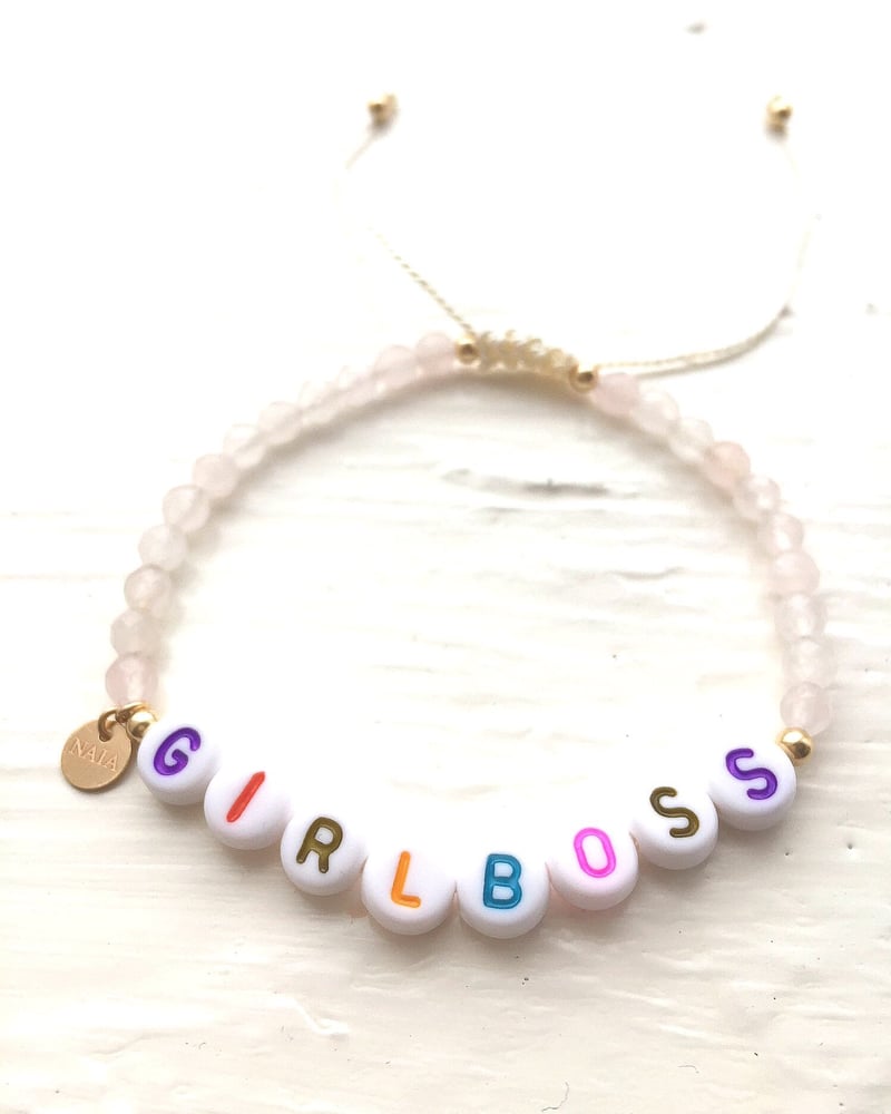 Image of Eternity Rocks Power 'GIRLBOSS' bracelet