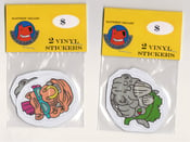 Image of TMNT Bebop and Rocksteady sticker set