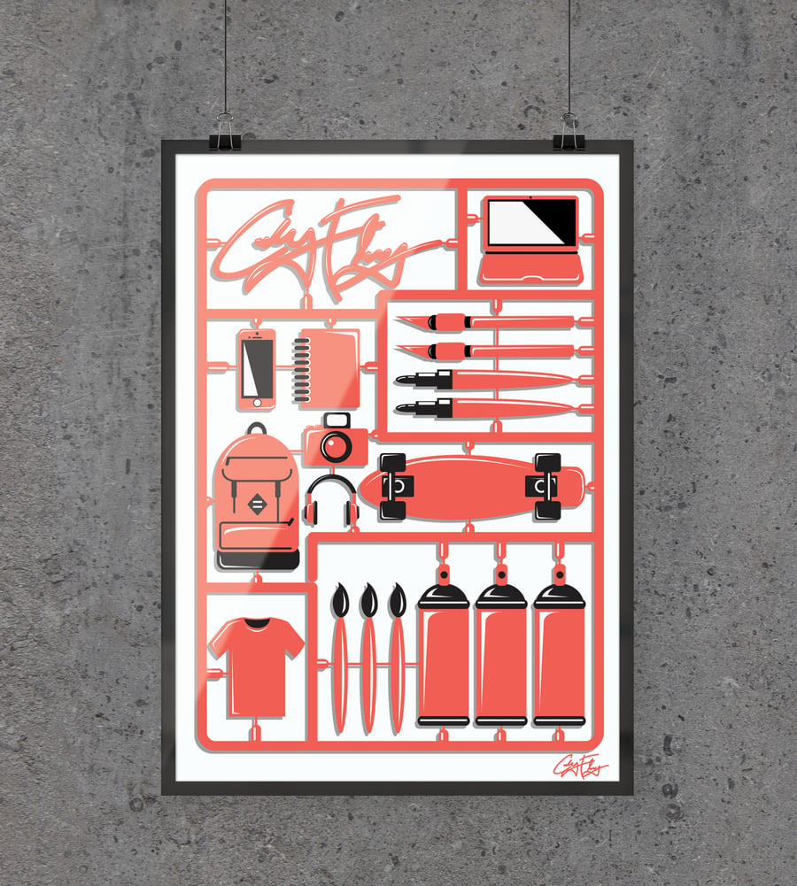 Image of Accessories Included Poster Print