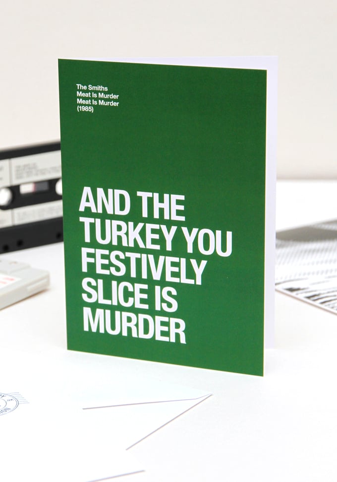 Image of Meat Is Murder – Christmas card