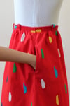 Image of SOLD Strokes Of Art Skirt