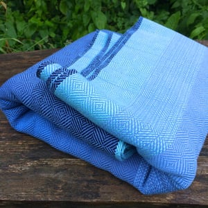 Image of Blue Baby Wrap / Blå babyvikle, size 5