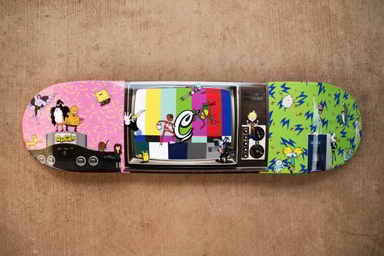 Image of 'PLAGIARISM II (stay relevant...)' skateboard deck