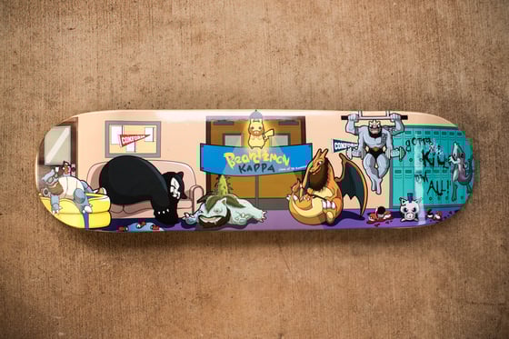 Image of 'BEARDEMON' skateboard deck