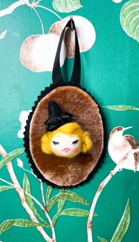 Image 1 of Fall Ornament Cutie Witch 