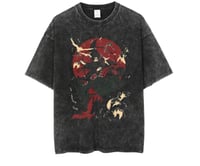 Naruto washed oversized t-shirt itachi