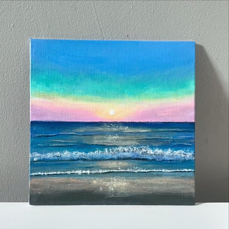 Sundown Original Acrylic painting Image 2