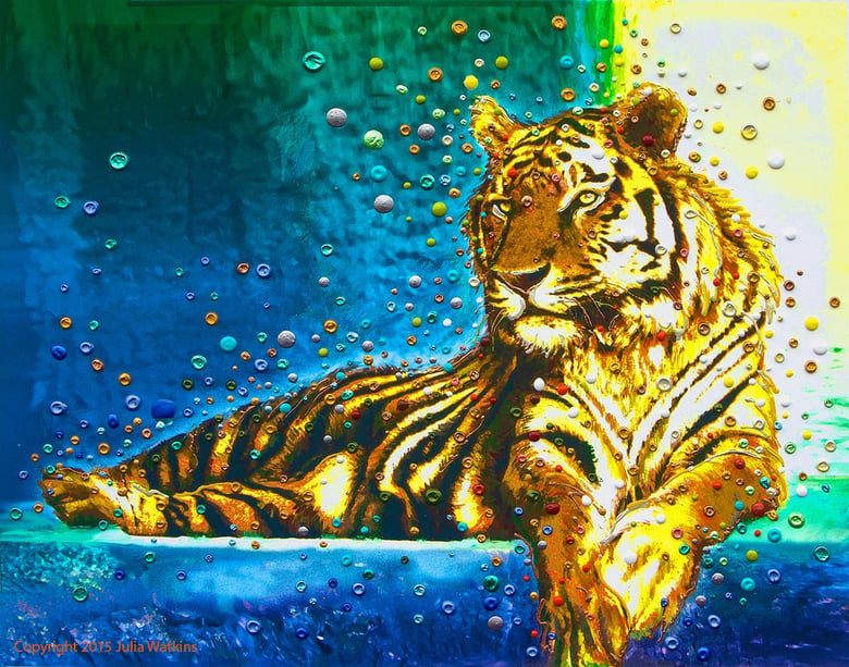 Image of Temple Tiger – Your Personal Spiritual Guardian & Protector - Gicleee Print