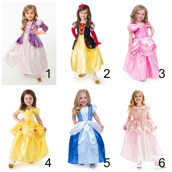 Image of SATIN PRINCESS COSTUME