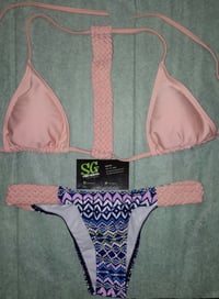 Image 1 of SYNS PINK ROPE BIKINI.  SWIMWEAR 2015