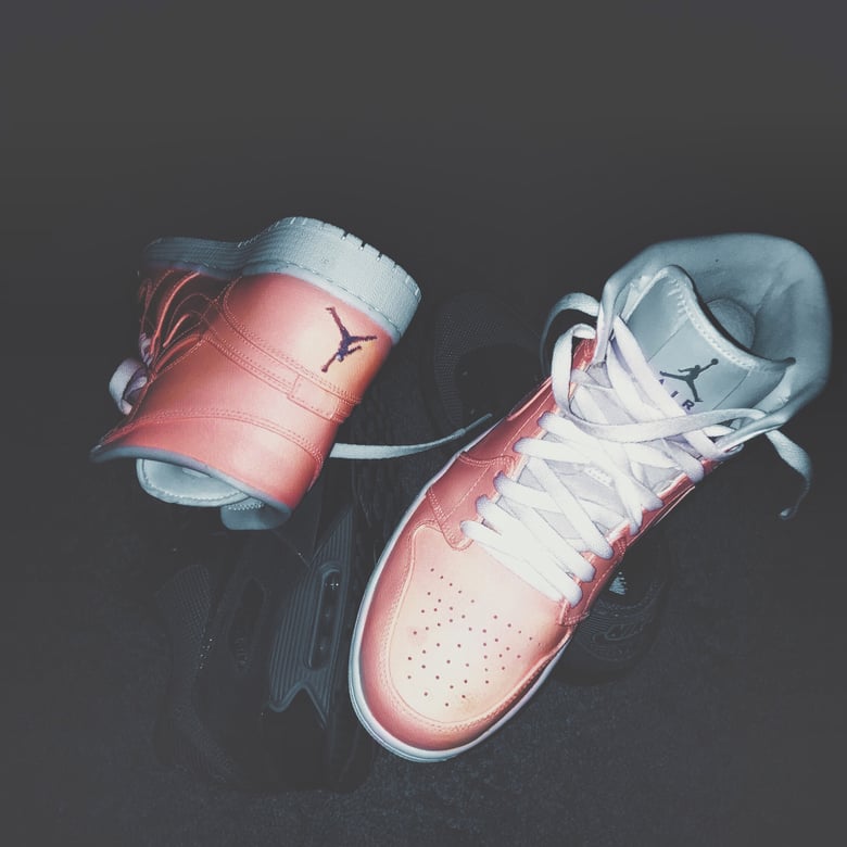 Image of Pink Nude Air Jordan 1 WX Edition 