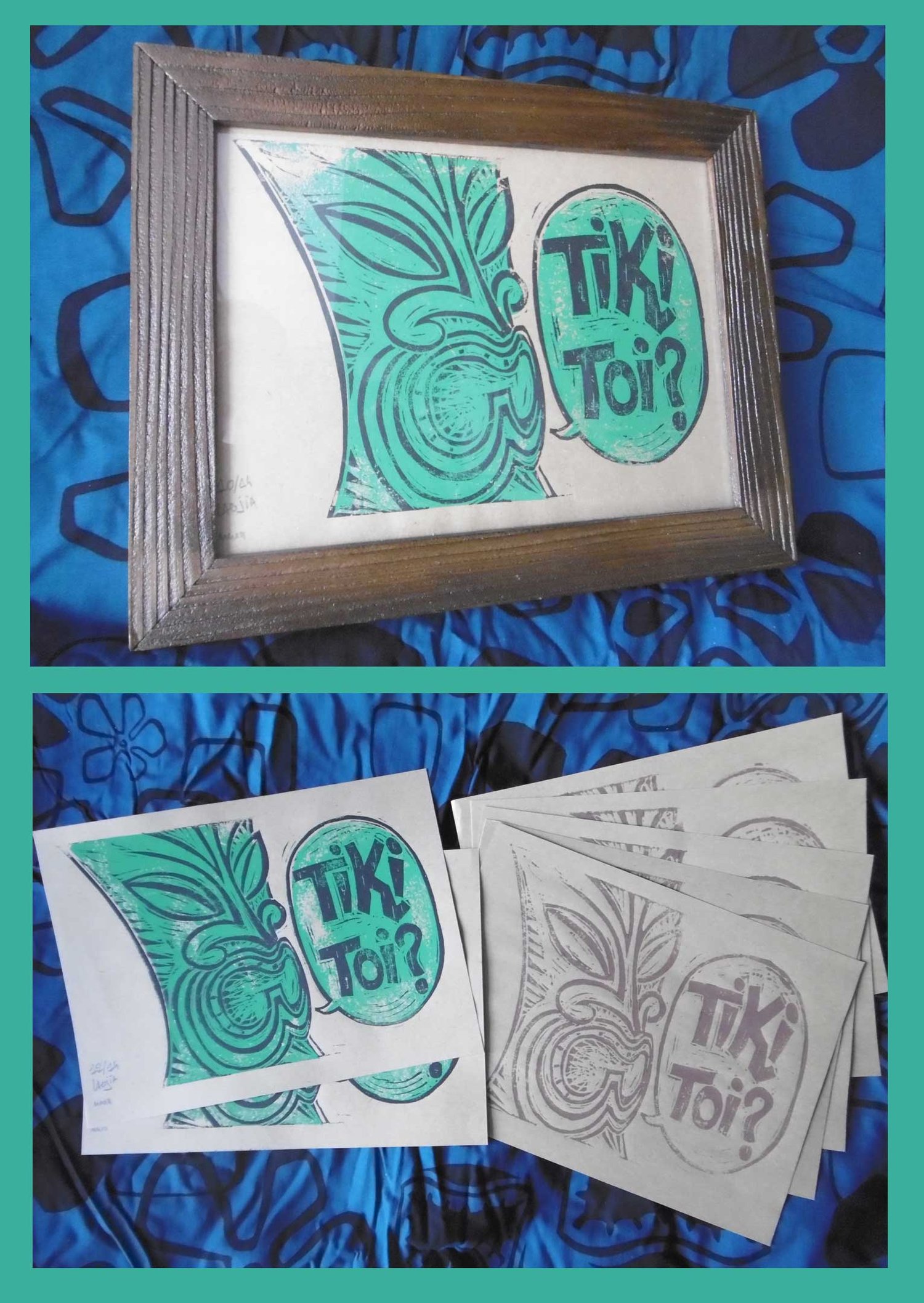 Image of TIKI TOI! LINOPRINT