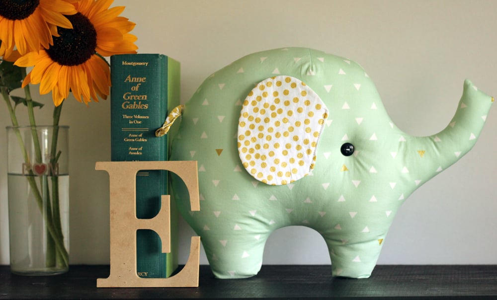 Image of Lucky the Elephant PDF Sewing Pattern