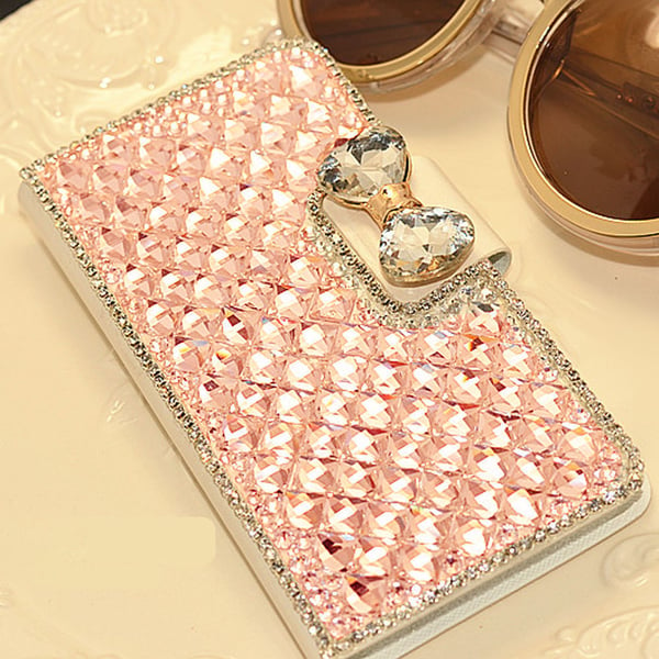 Image of Luxury Wallet Bling Rhinestone Leather Flip Case Cover For Samsung Galaxy/ iPhone