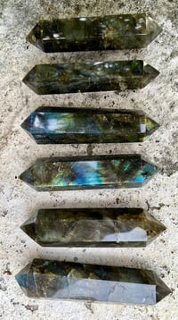 Image 3 of Labradorite Double Terminated Crystal Point Wands