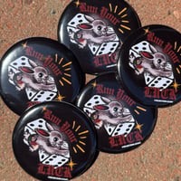 Image 1 of Run Your Luck Pinback Button
