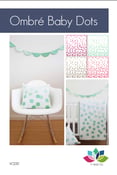 Image of Baby Ombre Dots PDF- Quilt, Pillow, Banner