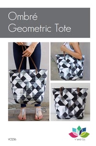 Image of Geometric Quilted Tote PDF