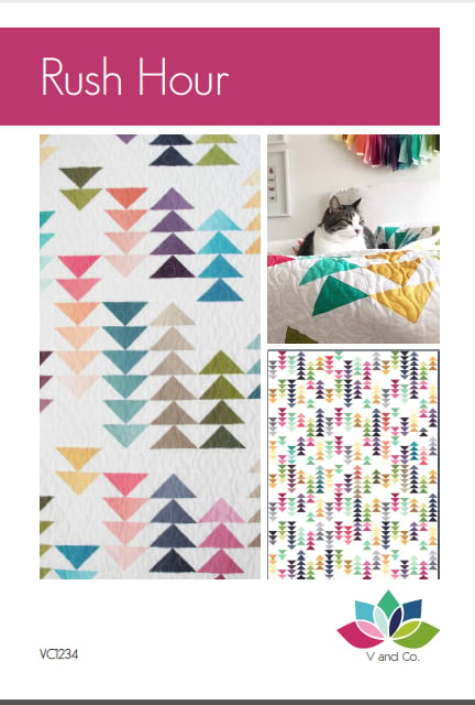 V And Co Rush Hour Flying Geese Quilt Pattern Pdf