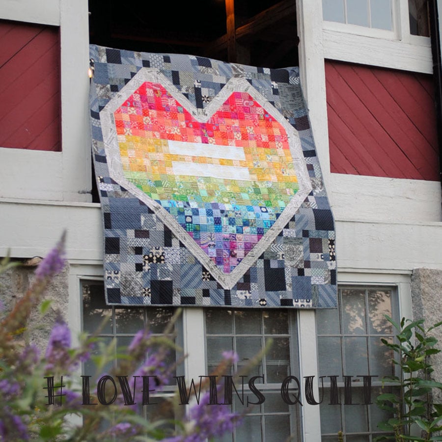 Image of #LoveWins Quilt Pattern