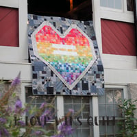 Image 2 of #LoveWins Quilt Pattern