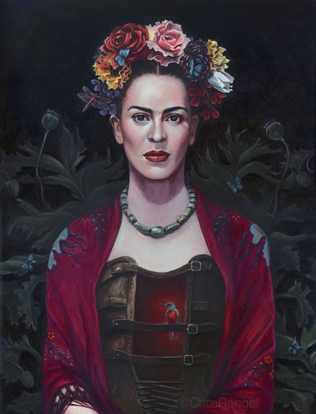Image of Frida Kahlo - The Messenger - Special Edition Canvas Print 8x10