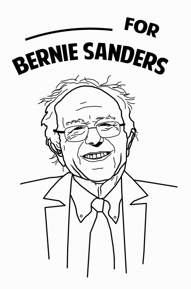 Image of _________ for Bernie t-shirt