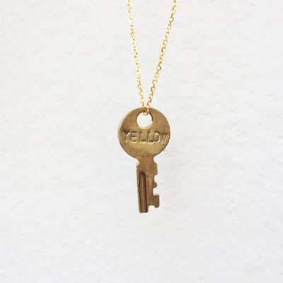Image of YELLOW KEY - THE GIVING KEYS COLLABORATION