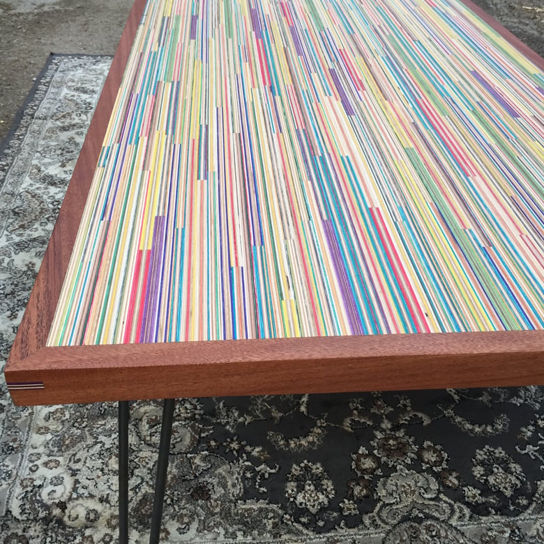 Image of Recycled Skateboard Coffee Table
