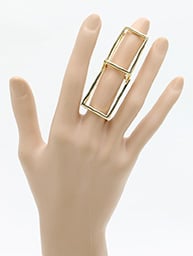 Image 1 of RECTANGLE FULL FINGER RING